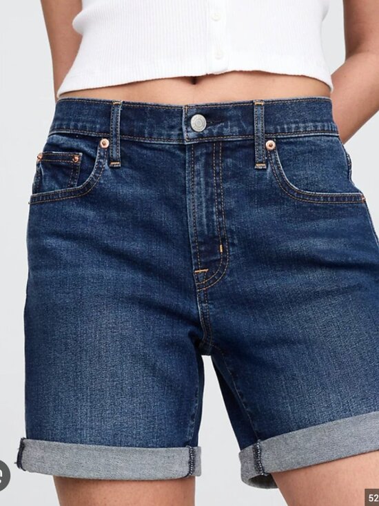 GAP Pants - NWT Gap Girlfriend Short Dark Wash Denim Shorts
